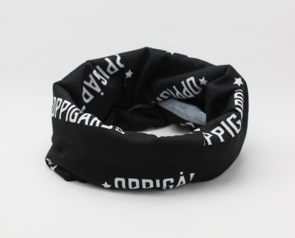 Bild på buff som man har runt halsen