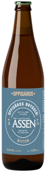 Flaska av ölsorten Ässen Bitter